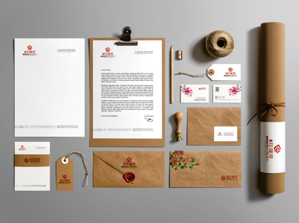 荣泽策划原创《玫瑰湾生态农业庄园VI》作品 品牌视觉与自然生态的交融